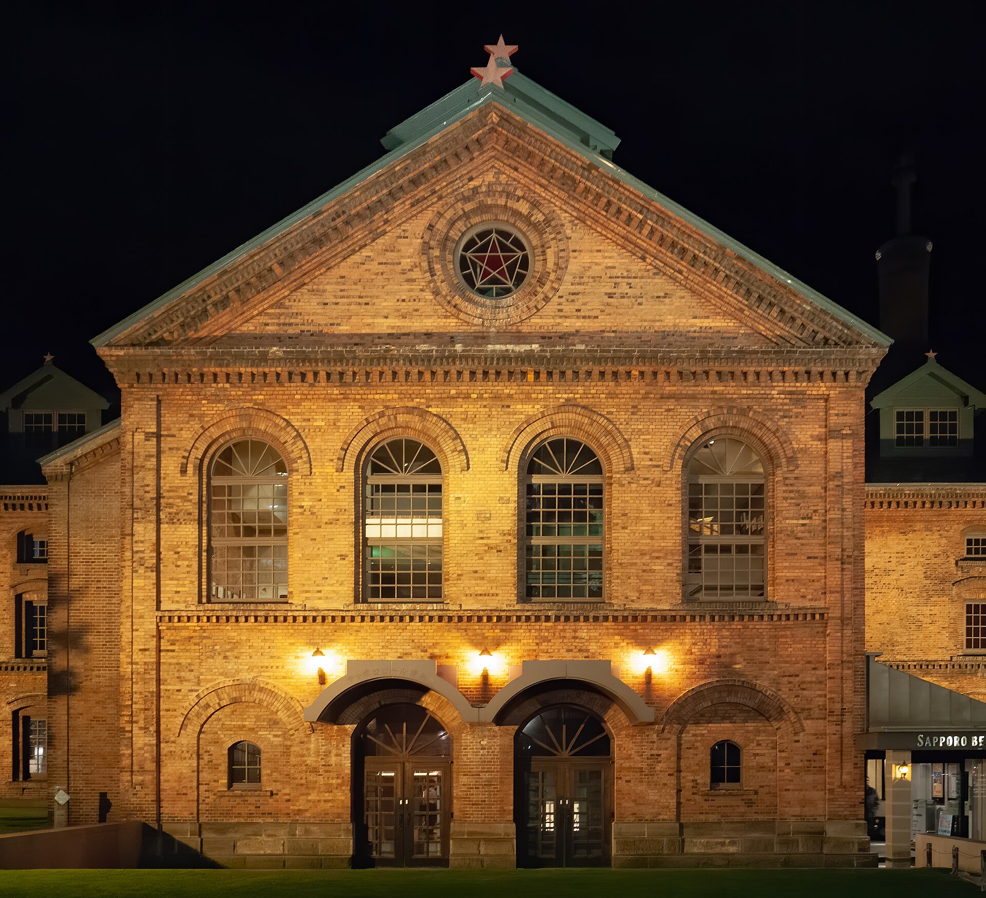 サッポロビール博物館の赤れんがの建物